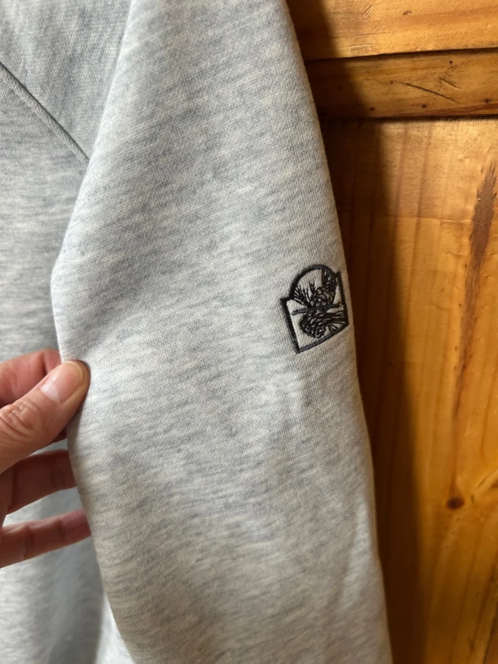 Nike Golf Sweatshirt Windblock Light Gray/Dark Gray‎ Quarter-Zip Pullover